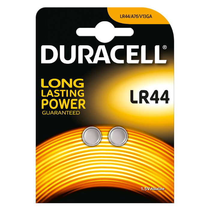 Duracell Pilas de Botón Alcalinas LR44, 2 Unidades Duracell Pilas de Botón Alcalinas LR44, 2 Unidades